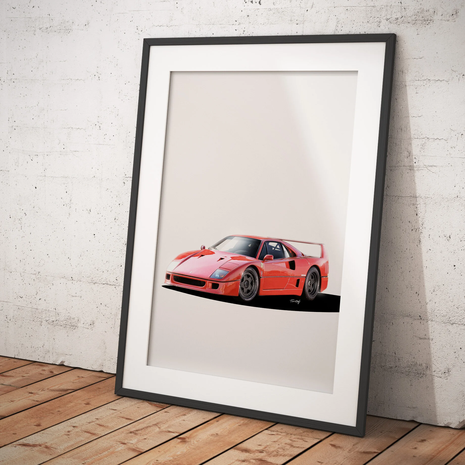 Ferrari 250 LM Italian classic super car open edition giclee